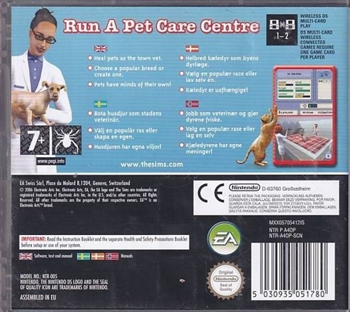 The Sims 2 Pets - Nintendo DS (A Grade) (Genbrug)
